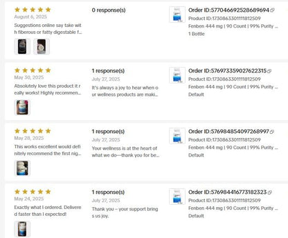 Fenben+ 444mg | 99% Purity